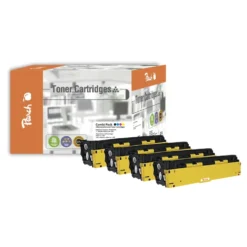 Peach Toner motsvarar HP 128A 4-pack