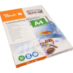 Peach Tunna lamineringsfickor A4 100-pack