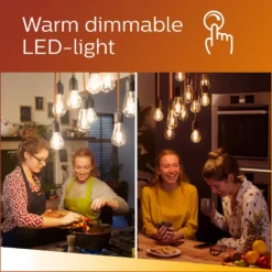 Philips Dimbar LED-lampa E27 806 lm