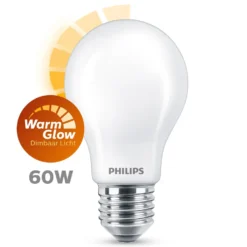 Philips Dimbar LED-lampa E27 806 lm