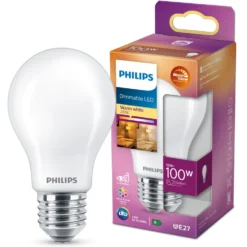 Philips Dimbar LED-lampa E27 1521 lm