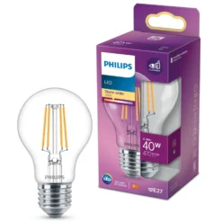 Philips Globlampa LED E27 470 lm