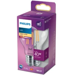 Philips Globlampa LED E27 470 lm