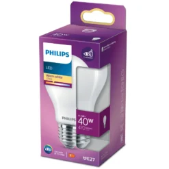 Philips Globlampa LED E27 470 lm