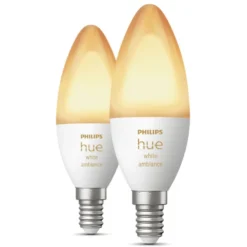 Philips Hue Ambiance Smart LED-lampa E14 470 lm 2-pack