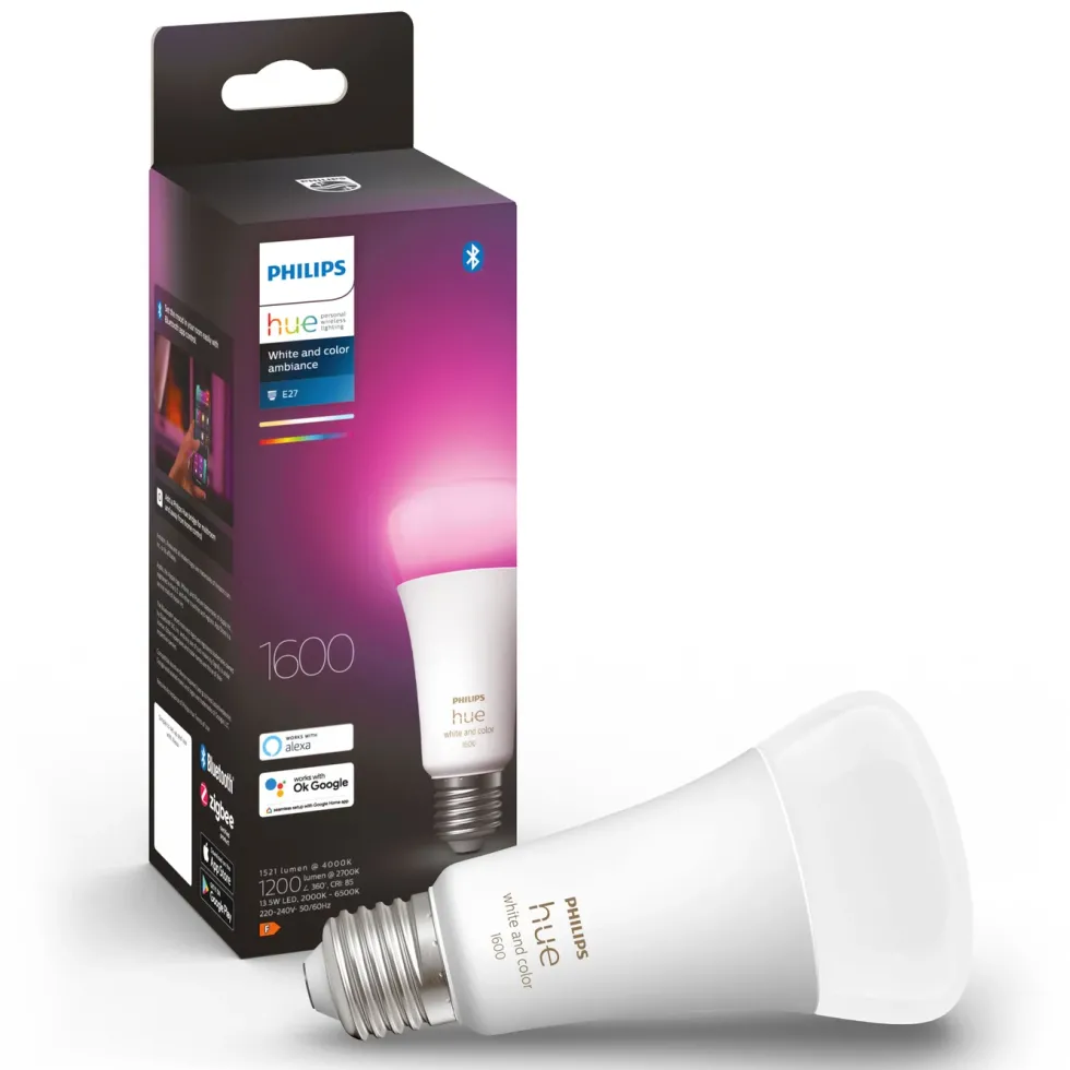 Philips Hue Color Ambiance Smart LED-lampa E27 1600 lm