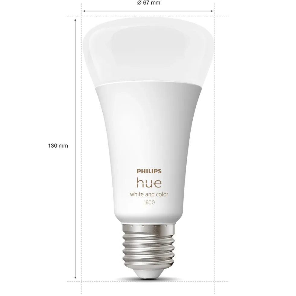 Philips Hue Color Ambiance Smart LED-lampa E27 1600 lm