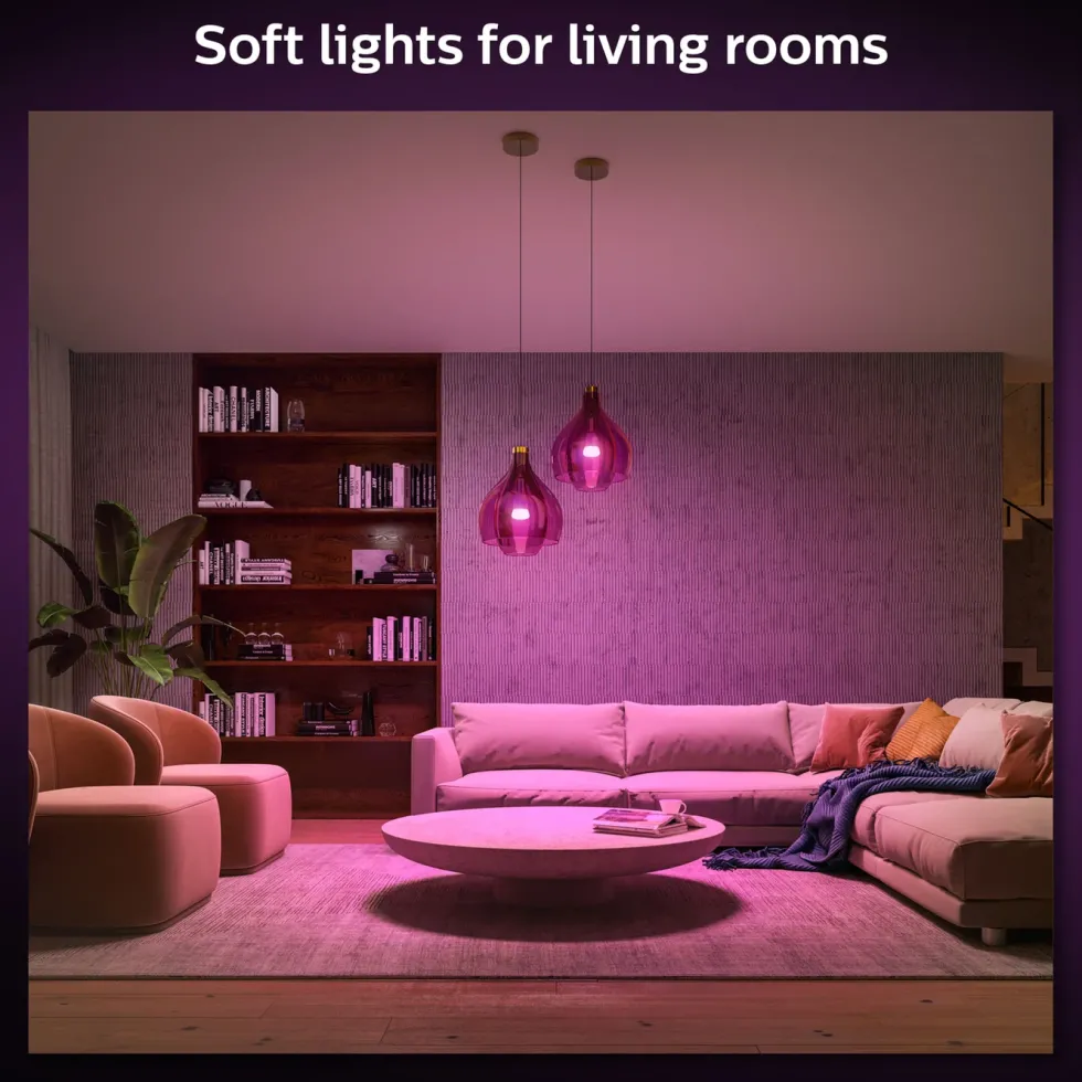 Philips Hue Color Ambiance Smart LED-lampa E27 1100 lm 2-pack