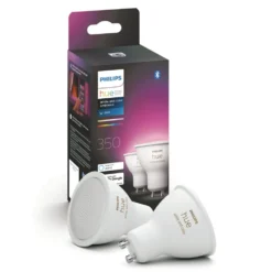 Philips Hue Color Ambiance Smart LED-lampa GU10 350 lm 2-pack