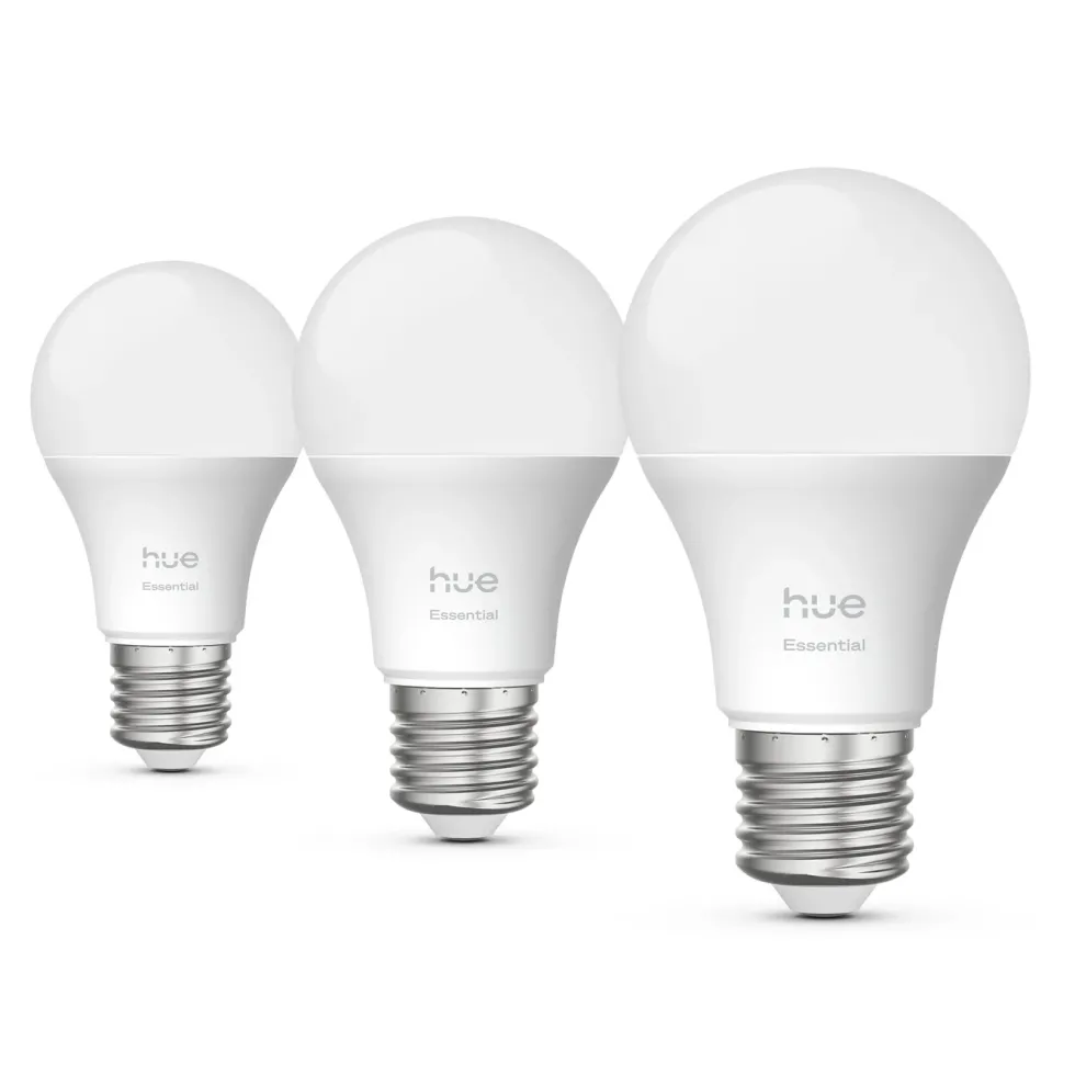 Philips Hue Essential Smart LED-lampa E27 806 lm 3-pack