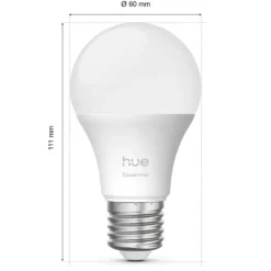 Philips Hue Essential Smart LED-lampa E27 806 lm 3-pack