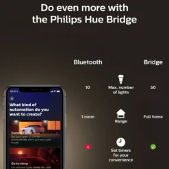 Philips Hue Filament G93 E27 Smart LED-lampa 550 lm