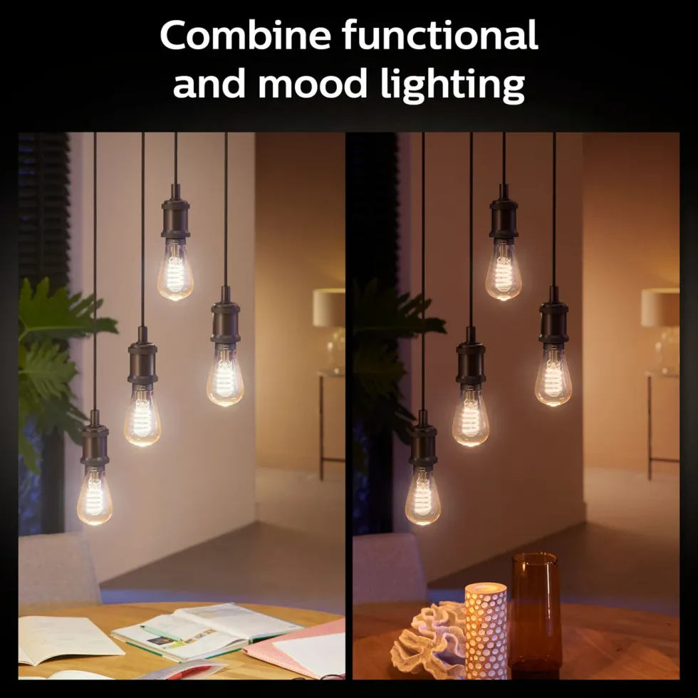 Philips Hue Filament ST64 E27 Smart LED-lampa 550 lm