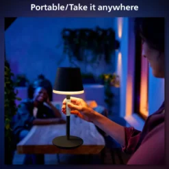 Philips Hue Hue Go Portabel bordslampa 530 lm Svart