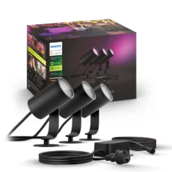 Philips Hue Lily spotlight för utomhusbruk 3-pack