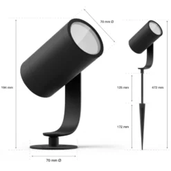 Philips Hue Lily spotlight för utomhusbruk