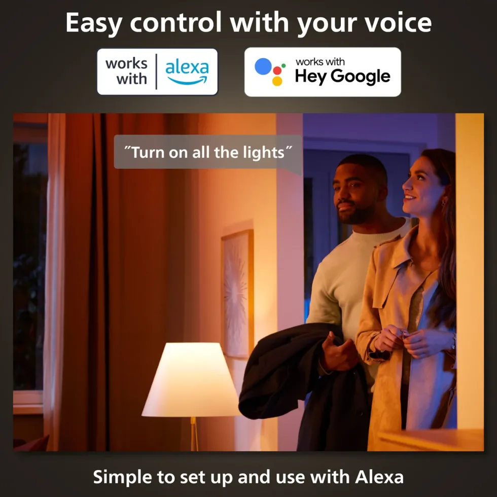 Philips Hue Luster Klotlampa White and Color Ambiance E14 470 lm