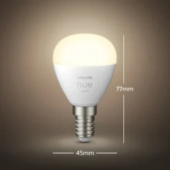 Philips Hue Luster Smart LED-lampa E14 470 lm 2-pack