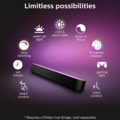 Philips Hue Play light bar – smart ljuslist, 2-pack Svart