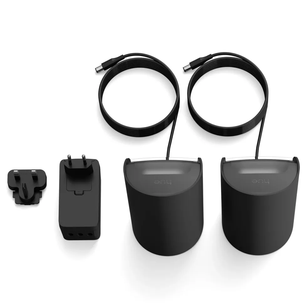 Philips Hue Play Wall Washer Väggbelysning 2-pack Svart
