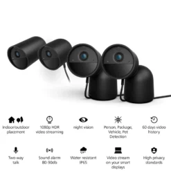 Philips Hue Secure Battery Cam Svart