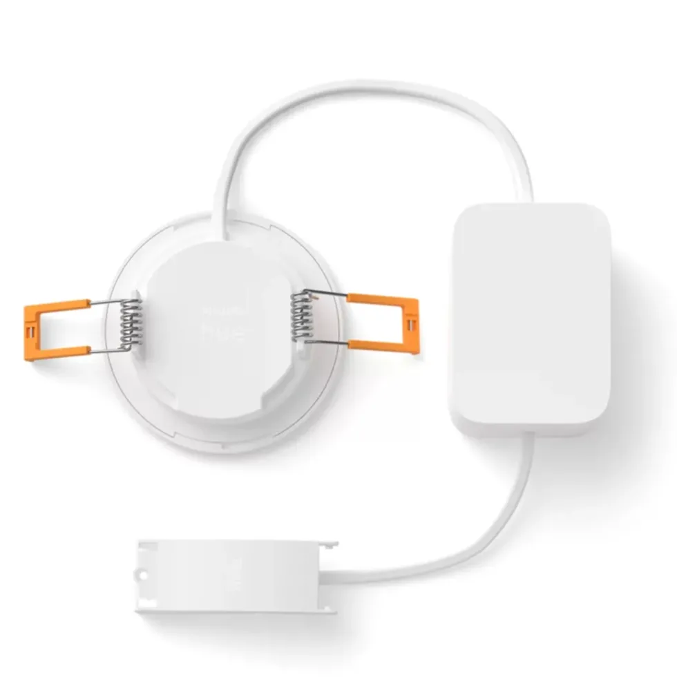 Philips Hue Slim infälld belysning Ø90 mm 3-pack Vit
