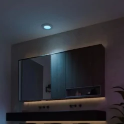 Philips Hue Slim infälld belysning Ø90 mm 3-pack Vit