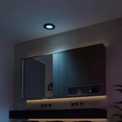 Philips Hue Slim infälld belysning Ø90 mm Svart
