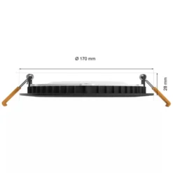 Philips Hue Slim infälld belysning Ø170 mm Svart