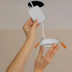 Philips Hue Slim infälld belysning Ø170 mm Svart