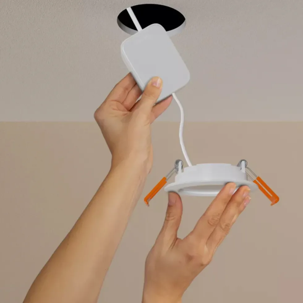 Philips Hue Slim infälld belysning Ø170 mm Svart