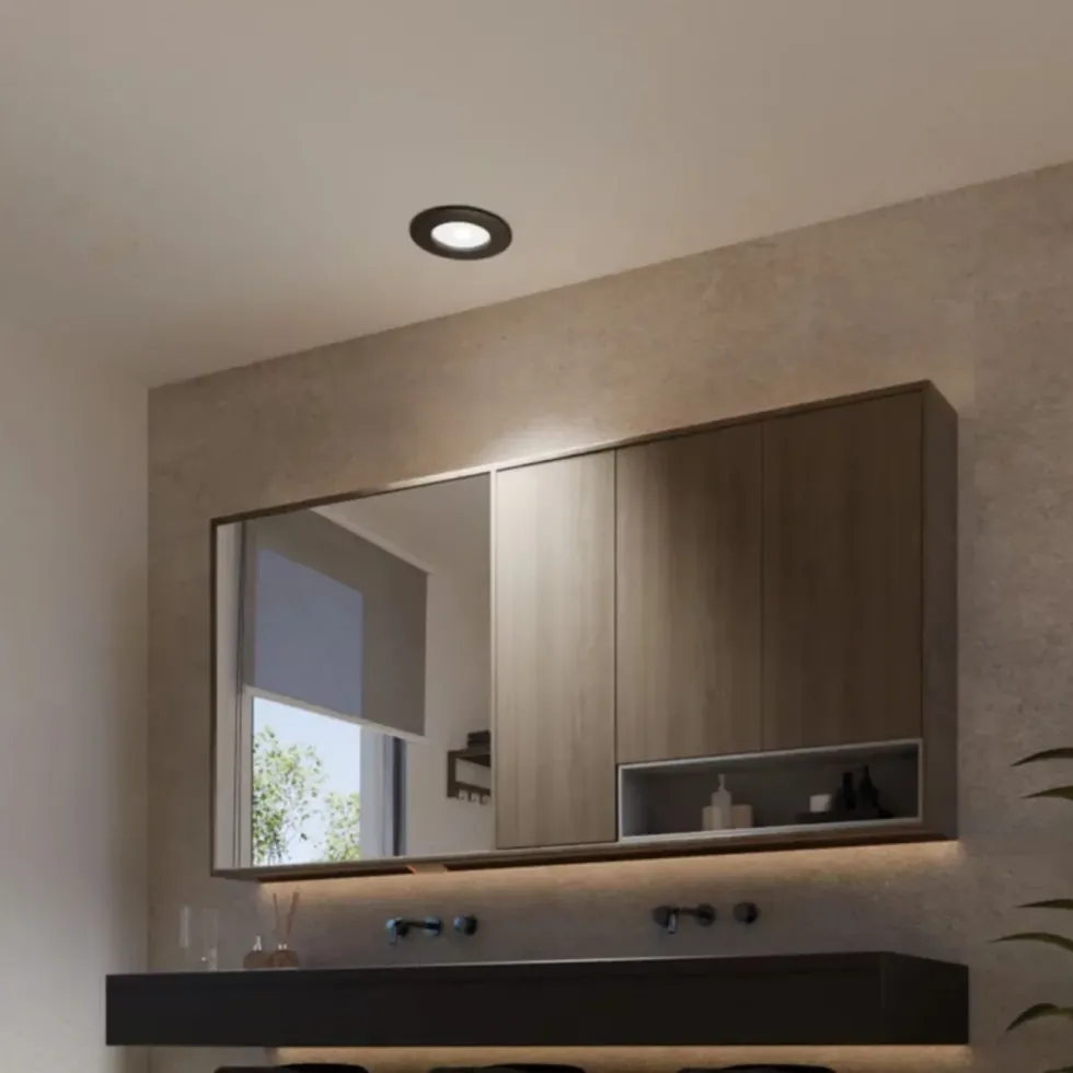Philips Hue Slim infälld belysning Ø170 mm Svart