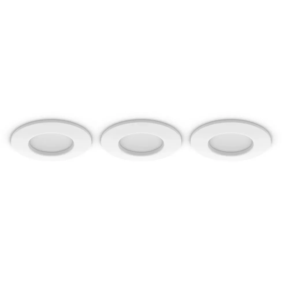 Philips Hue Slim infälld spotlight 90 mm 3-pack Vit