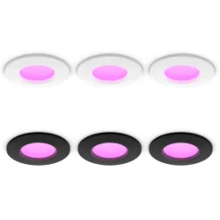 Philips Hue Slim infälld spotlight 90 mm 3-pack Vit