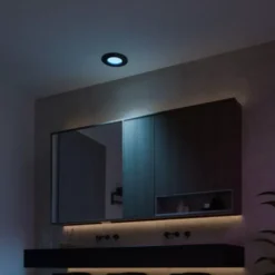 Philips Hue Slim infälld spotlight 90 mm 3-pack Svart