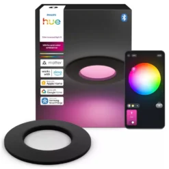 Philips Hue Slim infälld spotlight 90 mm 1-pack Svart