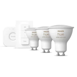 Philips Hue Startpaket: 3x White & Color GU10 + Dimmer + Bridge