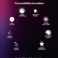 Philips Hue Turaco pollare för utomhusbruk Antracit