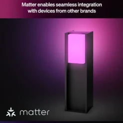 Philips Hue Turaco pollare för utomhusbruk Antracit
