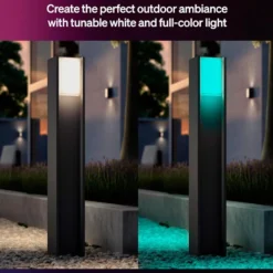 Philips Hue Turaco pollare White and Color Ambiance Antracit