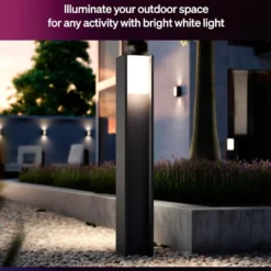Philips Hue Turaco pollare White and Color Ambiance Antracit