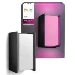 Philips Hue Turaco vägglampa för utomhusbruk Antracit