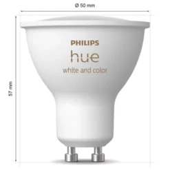 Philips Hue White and Color Ambiance Smart LED-lampa GU10 400 lm 1-pack