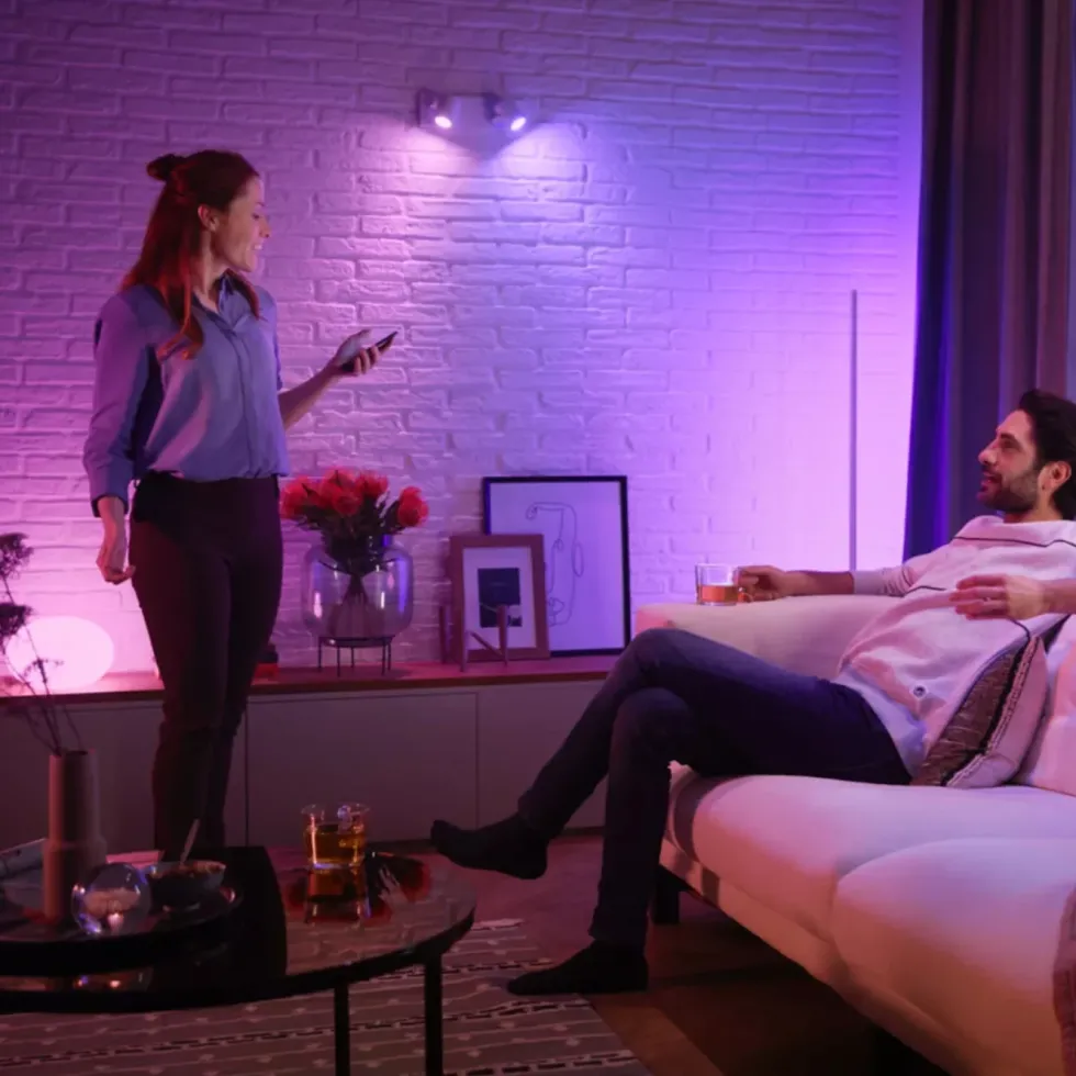 Philips Hue White and Color Ambiance Smart LED-lampa GU10 400 lm 1-pack