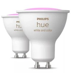 Philips Hue White and Color Ambiance Smart LED-lampa GU10 400 lm 2-pack