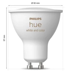 Philips Hue White and Color Ambiance Smart LED-lampa GU10 400 lm 2-pack