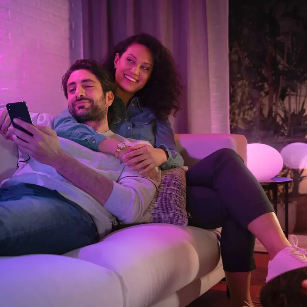 Philips Hue White and Color Ambiance Smart LED-lampa GU10 400 lm 2-pack