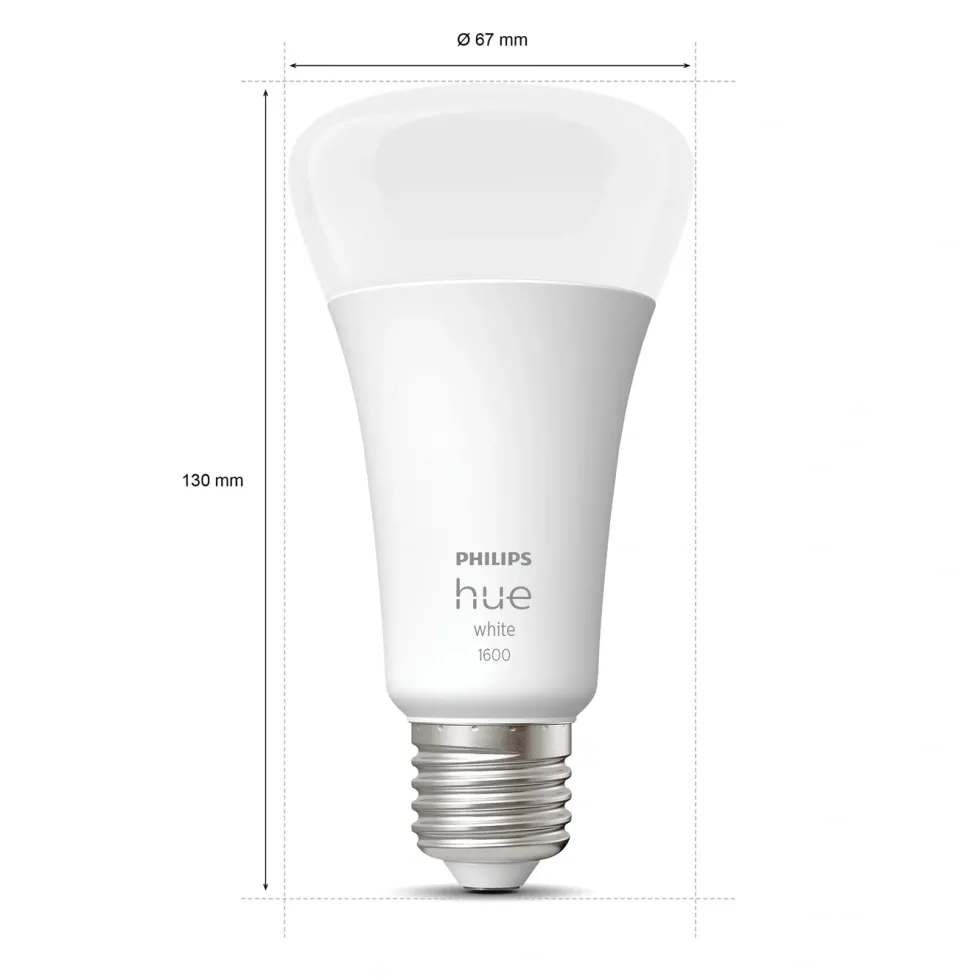 Philips Hue White Smart LED-lampa E27 1600 lm