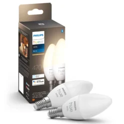 Philips Hue White Smart LED-lampa E14 470 lm 2-pack