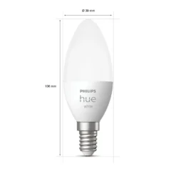 Philips Hue White Smart LED-lampa E14 470 lm 1-pack